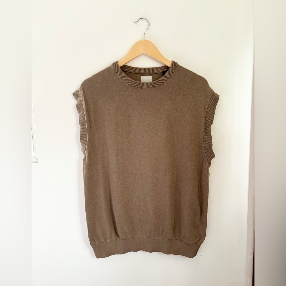 JACK & JONES | Plain light Knitted Vest | size Large - Picture 8 of 13